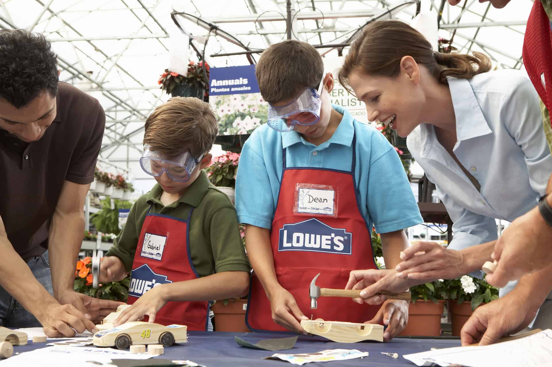 Free Drop in Building Class with Lowe's Build + Grow Sessions Raising