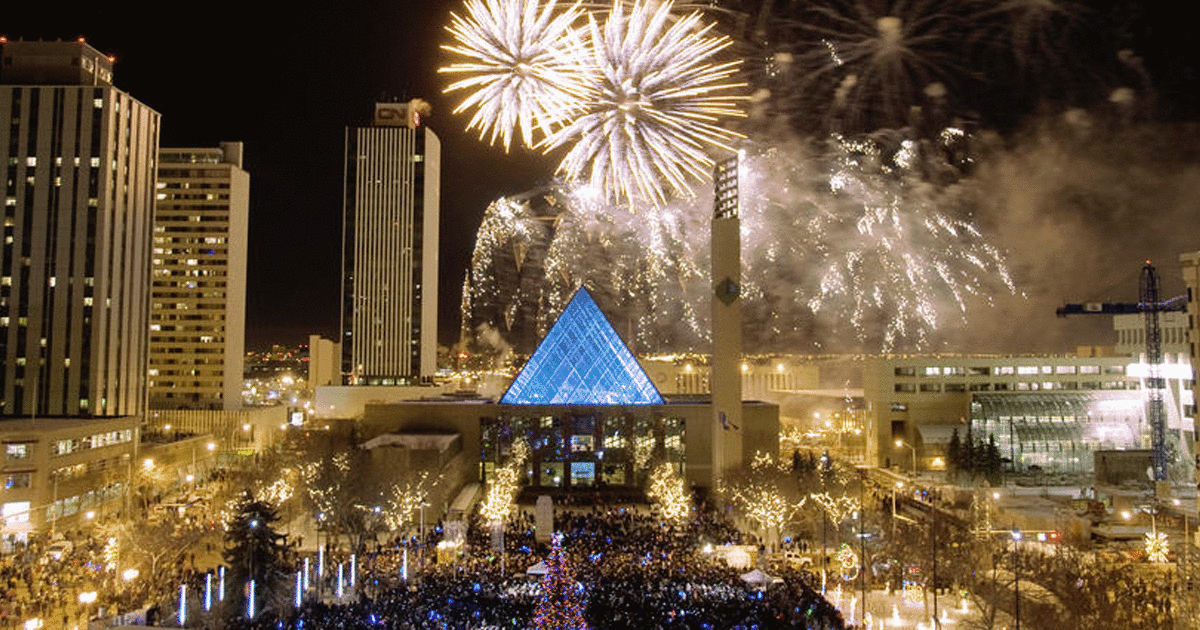 6 Places to See New Year's Eve Fireworks with Kids in Edmonton