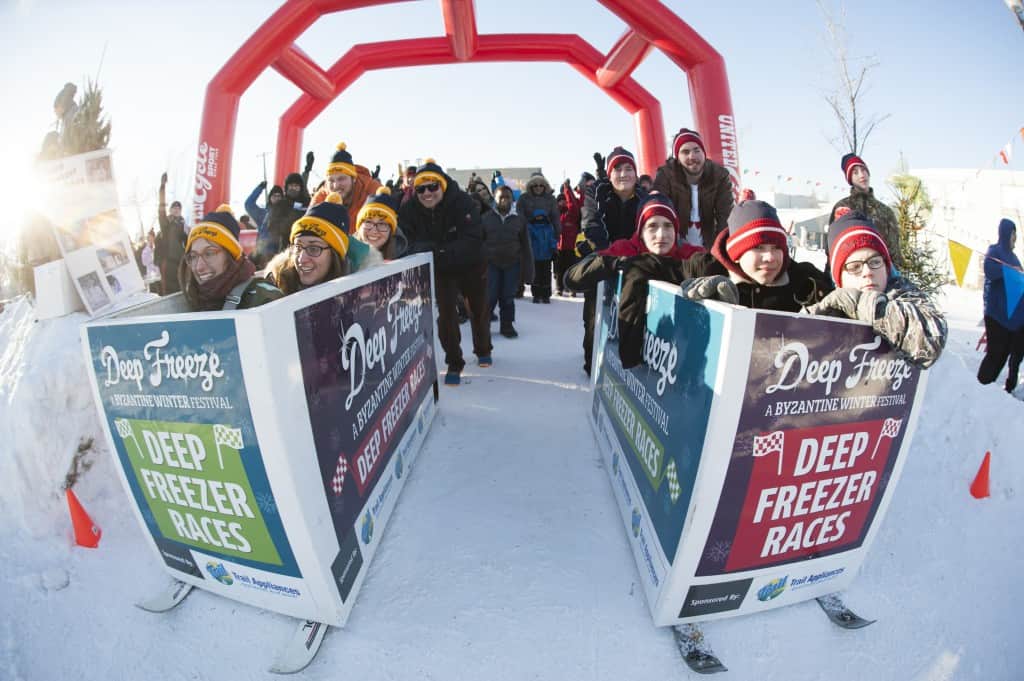 Race in Deep Freezers During the Deep Freeze Fest 1/9 & 1/10 #yeg #yegkids