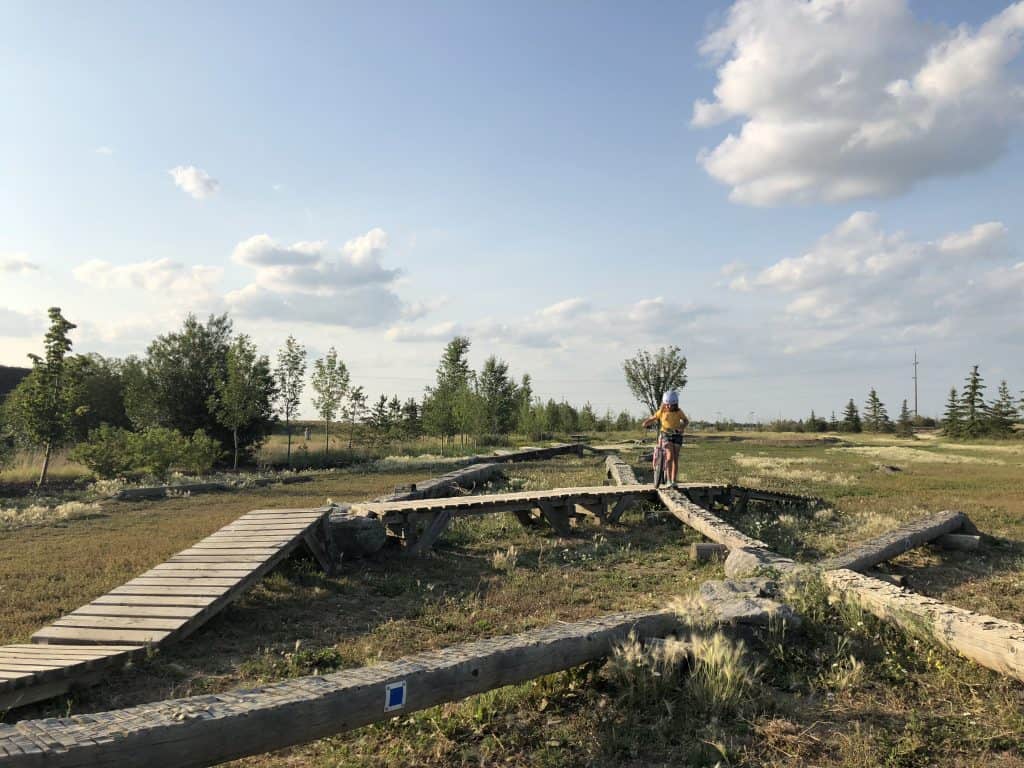 Kids Can Practice on Bridges and Dirt Jumps at the Strathcona County Bike Skills Park